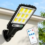 High-Power Solar LED Street Light with Motion Sensor & Remote Control
